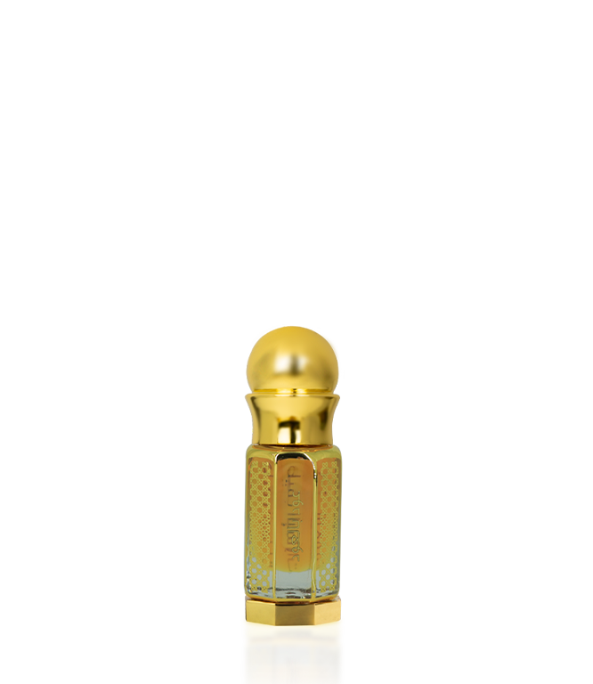 Dehn Oud With Oud oriental oil bottle 3ml with round gold cap - dehn al oud perfume in dubai