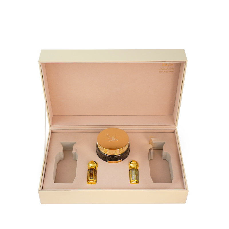 Gift box holding Bokhoor and oils only, Diwan Box 2 - elegant bakhoor and perfume gift box