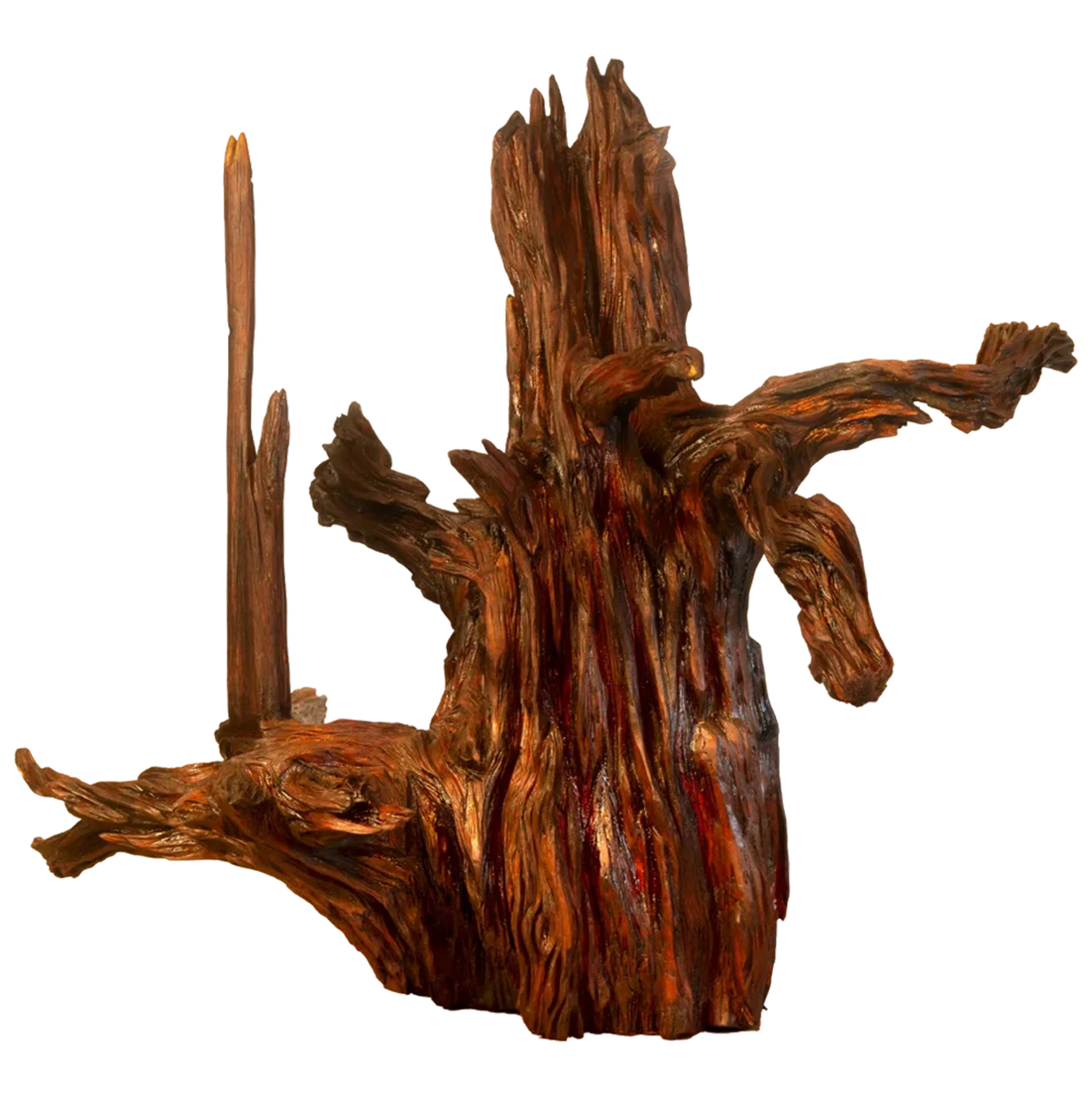 a 25kg gnarled huge agarwood piece on white backdrop, Oud With Oud 25kg - high value agarwood oud dubai