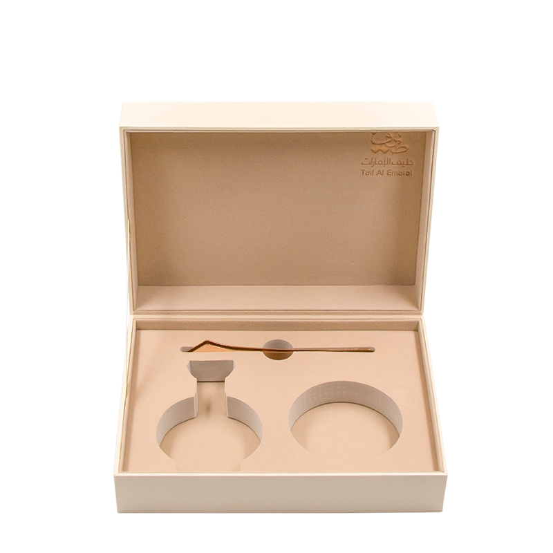 Gift box with empty slots, Personalized Gift Box 1 - luxury bakhoor and perfume gift box