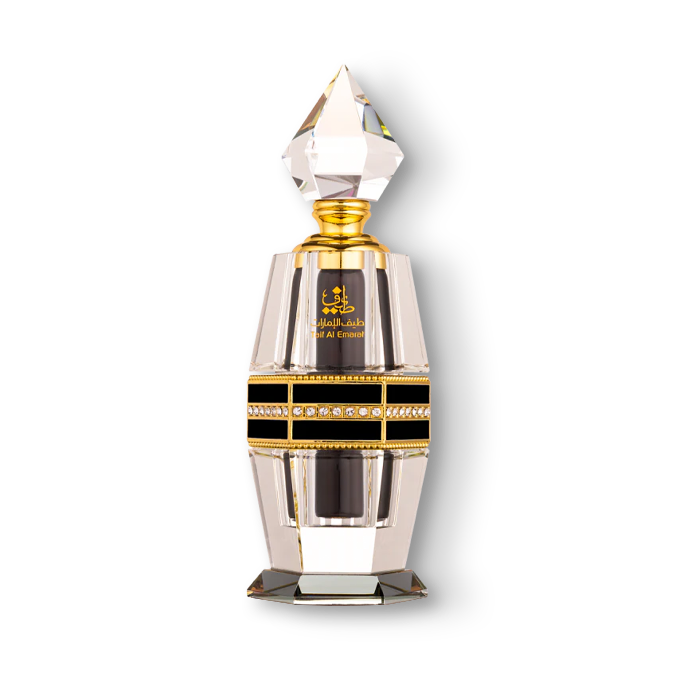 Sheikh Abdullah oriental oil bottle 60ml with crystal body - luxury Indian oud oil in dubai