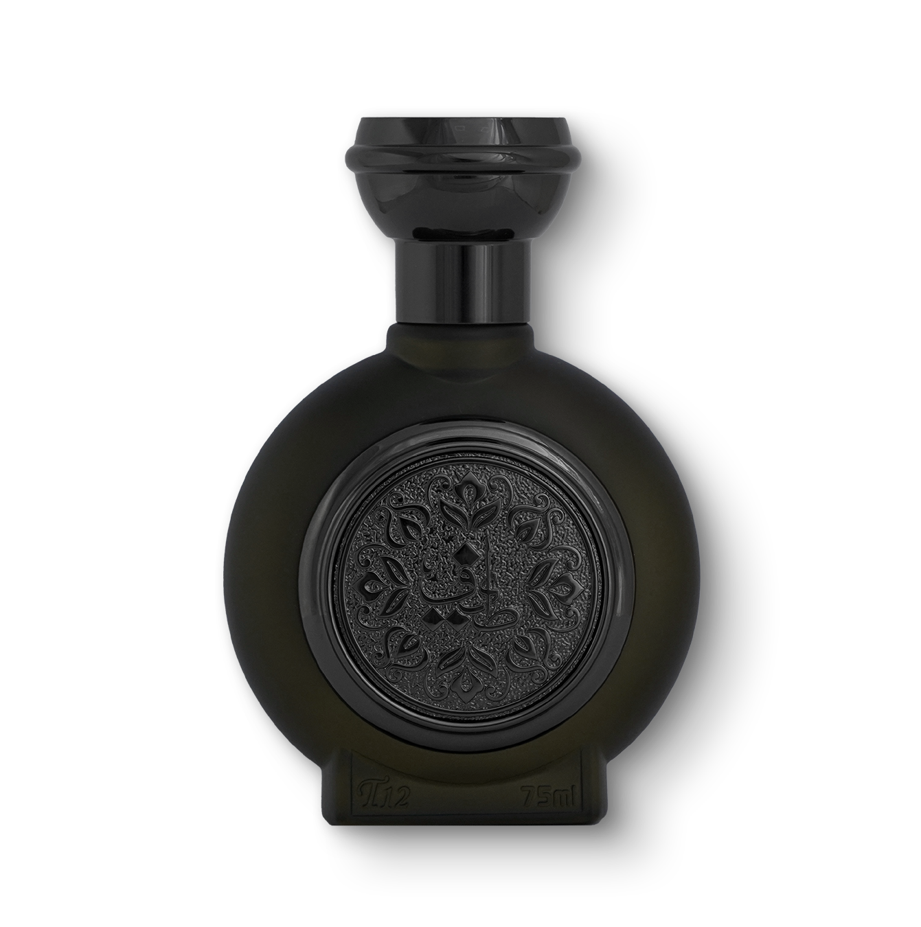 TAIF 12 unisex perfume bottle 75ml - luxury black bottle with dark embossed taif al emarat logo - top luxury fragrances