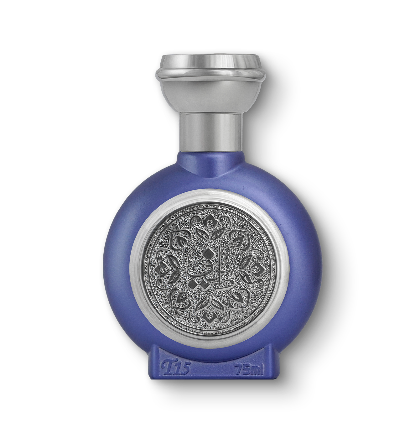 TAIF 15 men's perfume bottle 75ml luxury blue perfume bottle with silver embossed taif al emarat logo - best men's summer fragrances - top white oud perfume