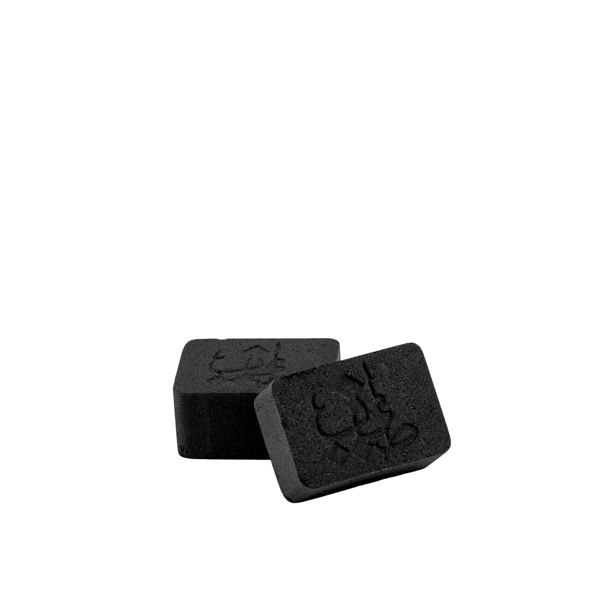 Two Bakhoor charcoal embossed with taif al emarat logo - Taif Charcoal - luxury bakhoor charcoal in uae