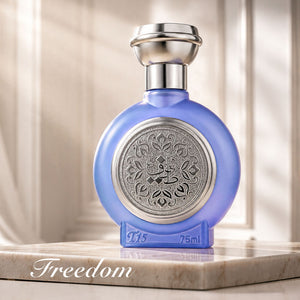 TAIF 15 men's perfume bottle 75ml - luxury blue bottle with silver embossed taif al emarat logo - best men's summer fragrances - top white oud perfume