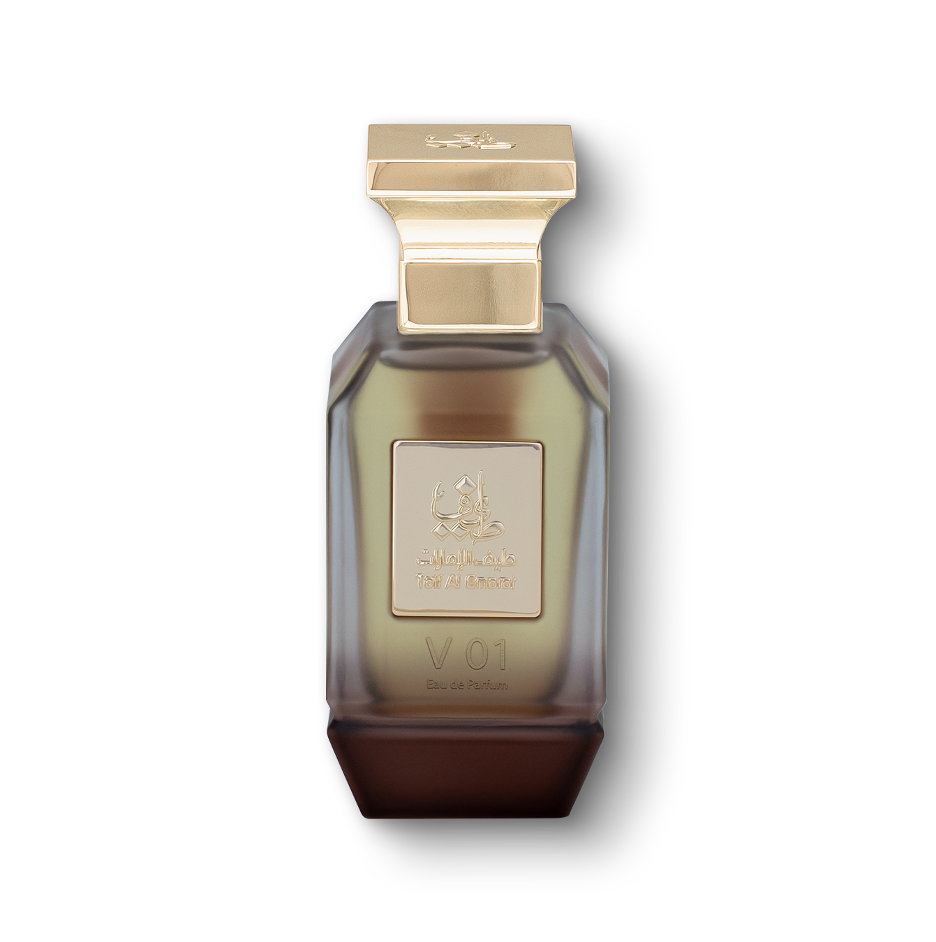 V01 unisex perfume bottle 75ml embossed with taif al emarat perfumes logo - oud perfume dubai