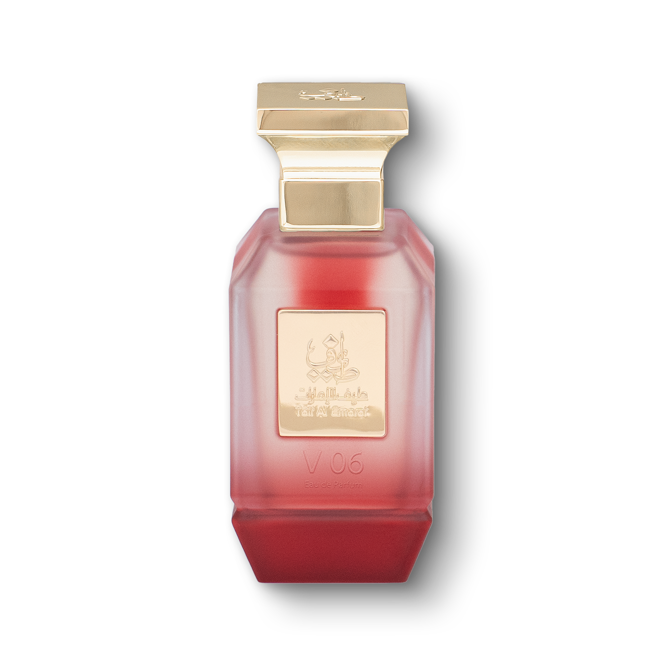 V06 women's perfume bottle 75ml with a golden plate embossed with taif al emarat logo - best selling women's perfume in uae