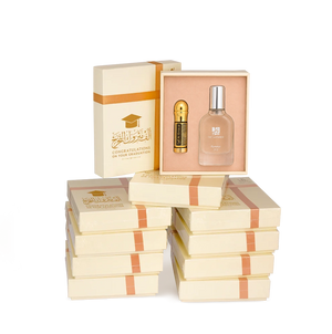 Luxury gift box set with perfume and oriental oil, Graduation Gift Boxes 15ml & 3m - best graduation gifts for men and women