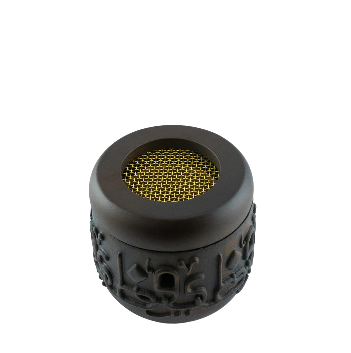 Dark incense Bakhoor with mesh top - Taif Letters Incense Burner - best bakhoor burner in dubai