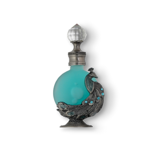 PEACOCK P005 oriental oil bottle 12ml with peacock design - best emirates musk