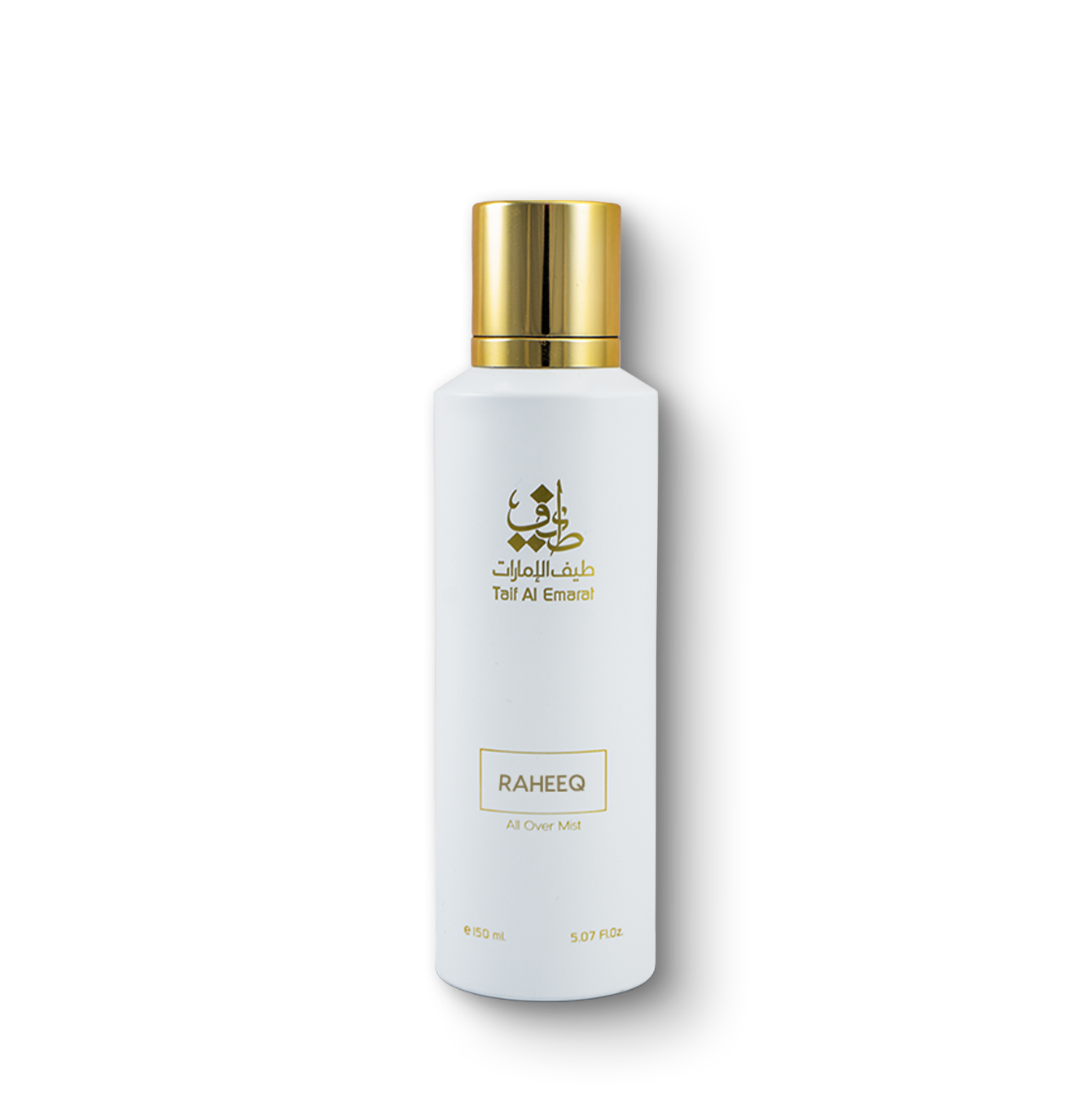 Raheeq body mist bottle 150ml with gold cap, best body mist for men and women