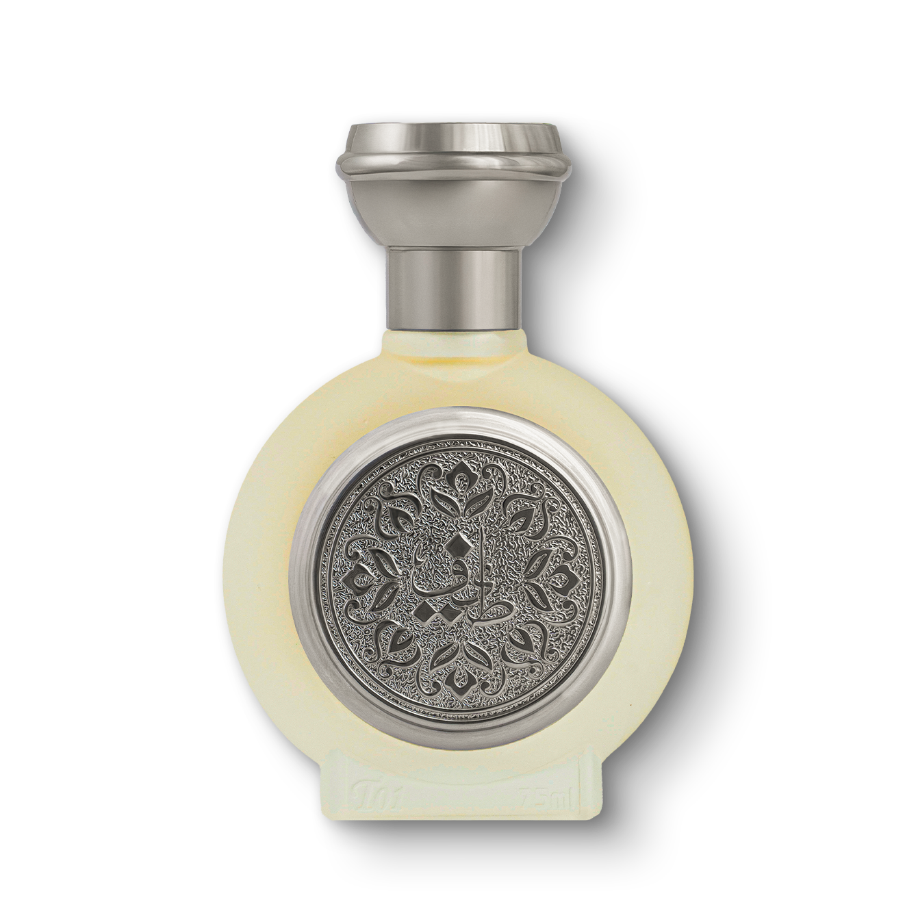 TAIF 01 unisex perfume bottle 75ml from taif al emarat perfumes with Luxurious embossed silver design - best luxury fragrance UAE