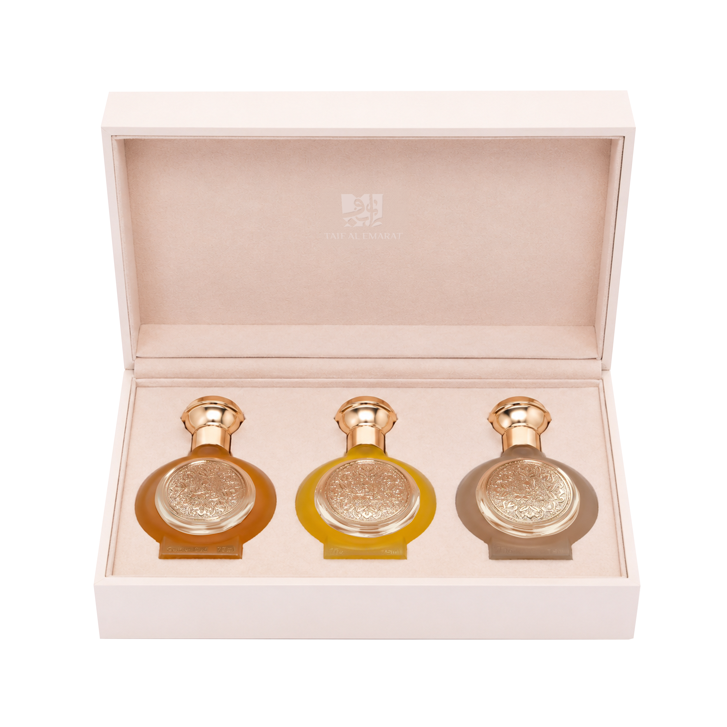Luxury gift box holding three signature perfumes, Taif Collection (3 Pcs) - best employee appreciation gifts