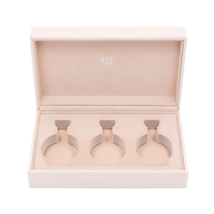 Luxury gift box with empty slots for perfume, Taif Collection (3 Pcs)- best employee appreciation gifts