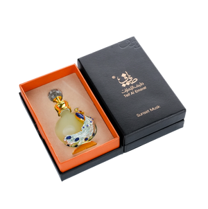 PEACOCK P006 oriental oil bottle 12ml with peacock design - high quality Reem musk oil