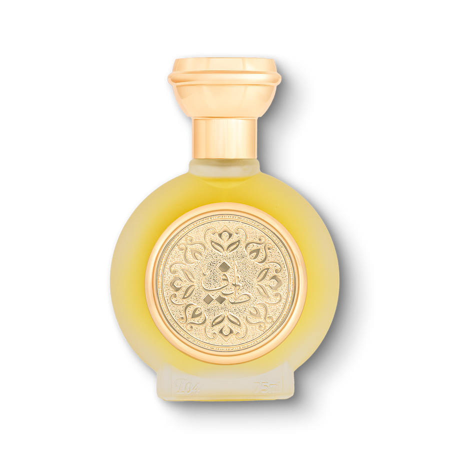 TAIF 04 unisex perfume bottle 75ml from taif al emarat perfumes with luxury embossed gold design - best selling perfumes