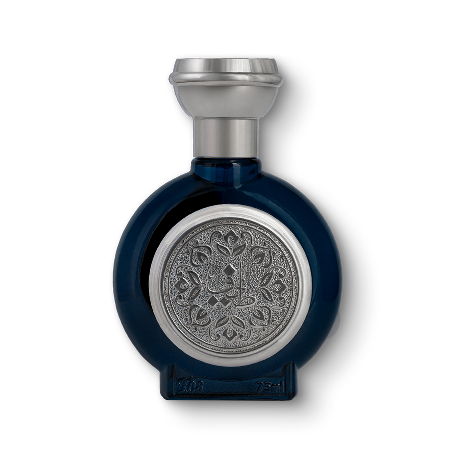TAIF 08 unisex perfume bottle 75ml from taif al emarat perfumes with luxury embossed silver design - elegant rose musk perfume