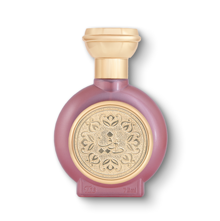 TAIF 13 women's perfume bottle 75ml - luxury pink bottle with golden embossed taif al emarat logo - best winter fragrances