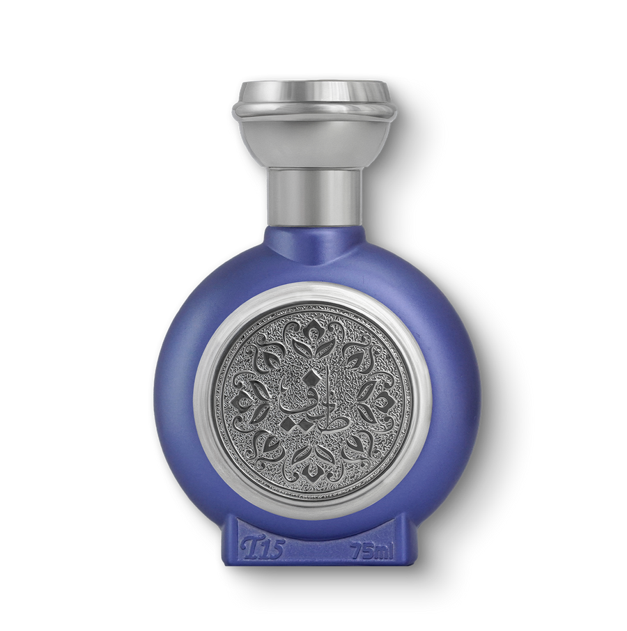 TAIF 15 men's perfume bottle 75ml luxury blue perfume bottle with silver embossed taif al emarat logo - best men's summer fragrances - top white oud perfume