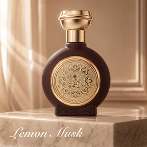 TAIF 18 unisex perfume bottle 75ml brown luxury perfume bottle with golden embossed taif al emarat logo - premium musk perfume