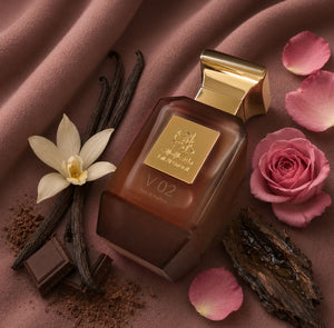V02 unisex perfume bottle 75ml among oud, vanilla, and vanilla - luxury oud oil in uae