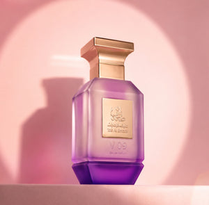 V09 women's perfume bottle 75ml from taif al emarat perfumes - fragrant violet flower fragrance in uae
