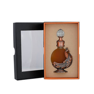 PEACOCK P001 oriental oil bottle 12ml displayed in open box - top Arabian musk fragrance oil
