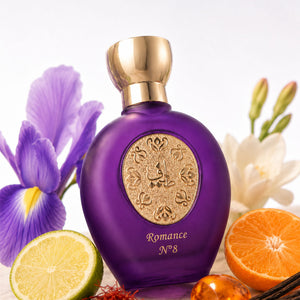 ROMANCE N°8 women's perfume bottle 75ml surrounded by iris, bergamot, and amber - best perfume for women in dubai