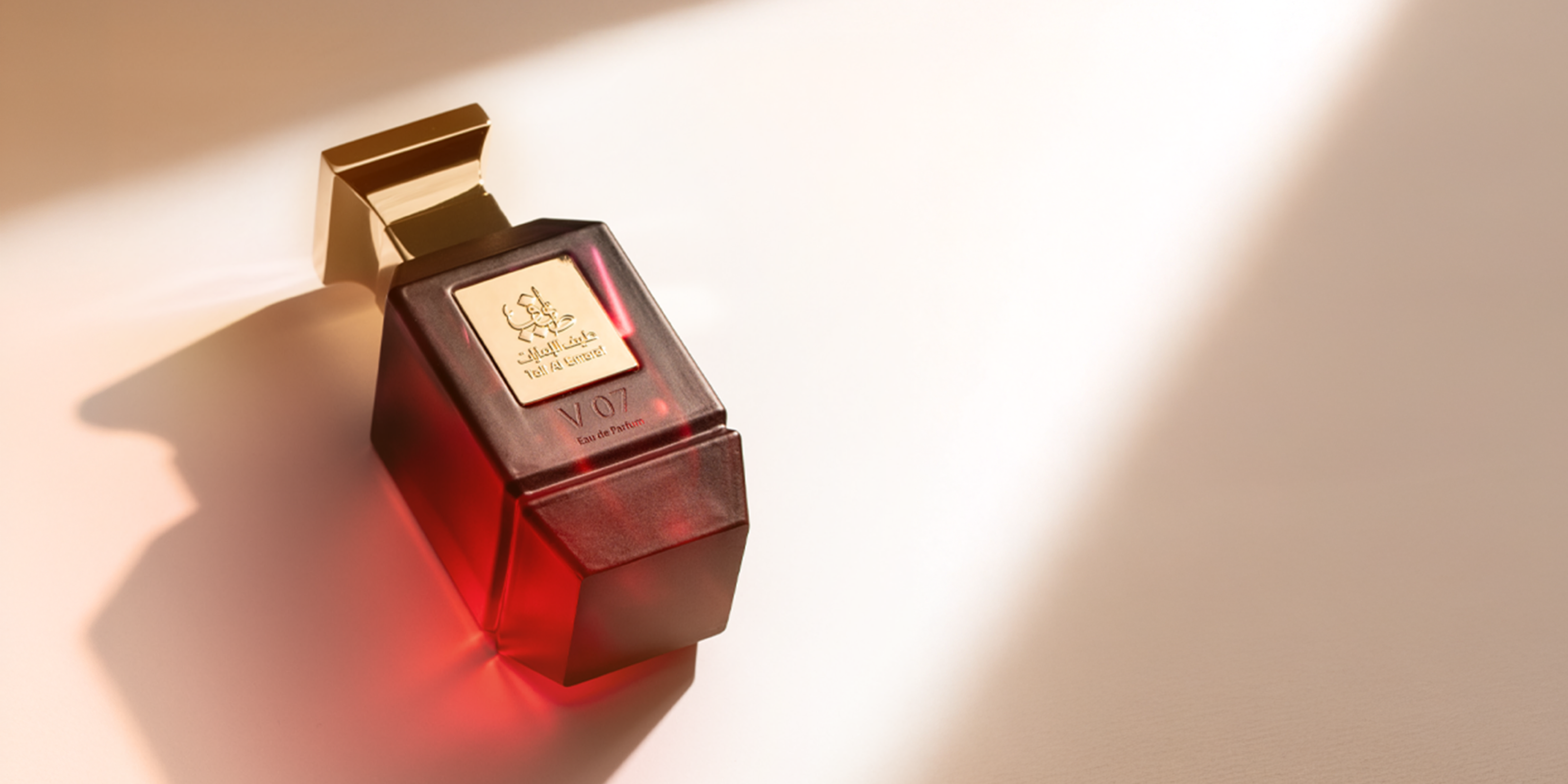 V07 Violet Collection Oud and Saffron Perfume Bottle